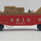 Lionel 6-9307 O Gauge Erie Animated Cop & Hobo Gondola #9307 EX