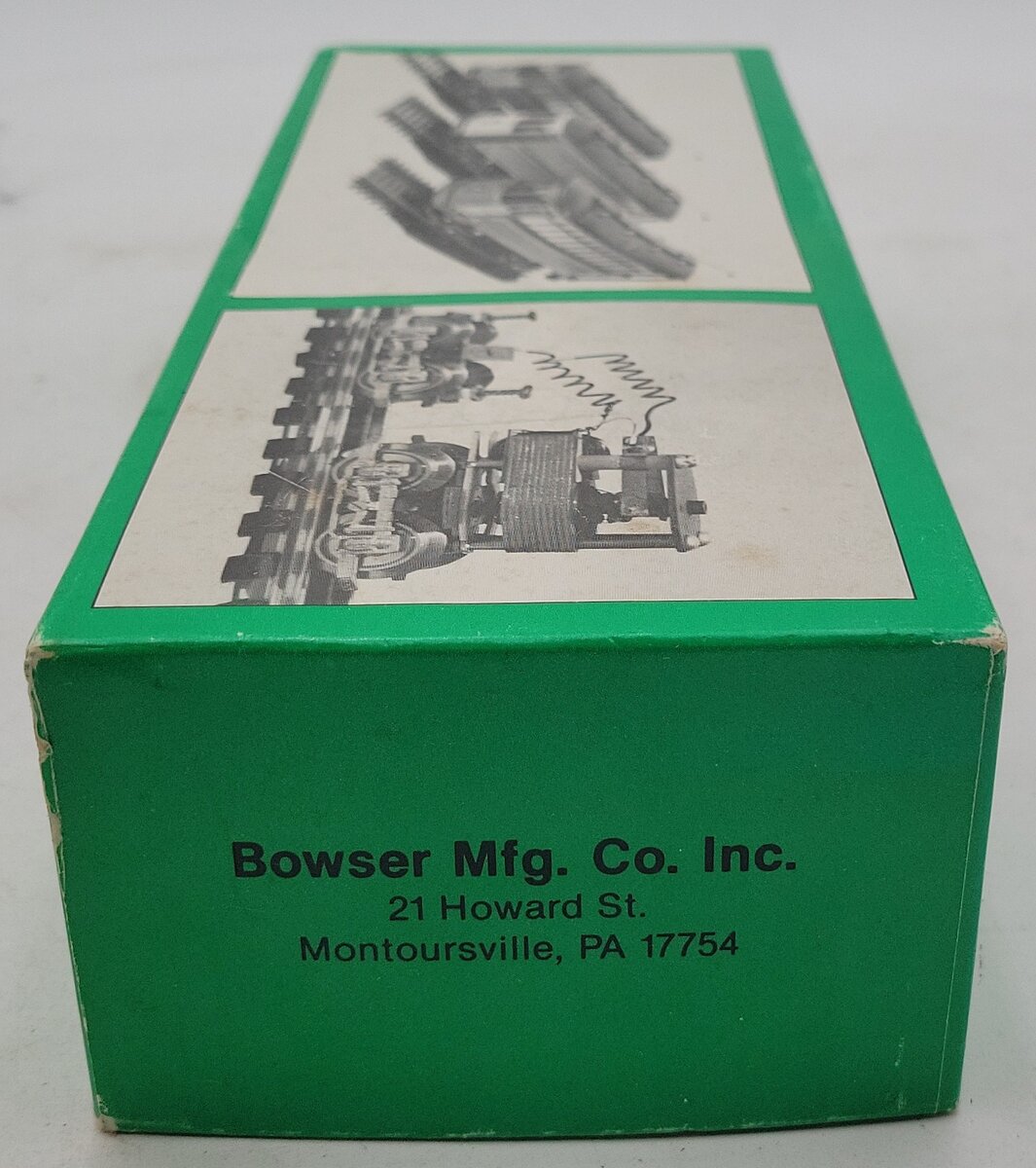 Bowser 551-050124 O Gauge Rail Yellow Tinplate Brill Trolley VG/Box