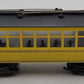 Bowser 551-050124 O Gauge Rail Yellow Tinplate Brill Trolley VG/Box