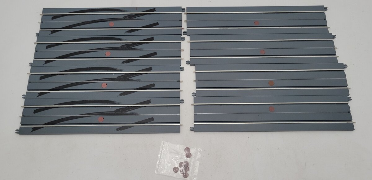 Lionel 6-21434 O SuperStreets 10" Straight Tracks (Set of 8) LN/Box