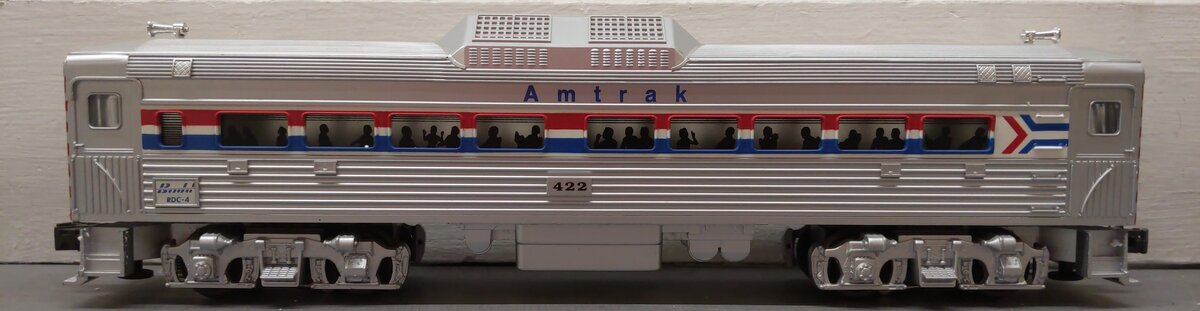 Williams 422 O Gauge Amtrak  RDC-4 Non-Powered Budd Car LN