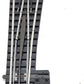 Gargraves 1103 O 100" Radius "Phantom" Right Hand Remote Switch Turnout EX
