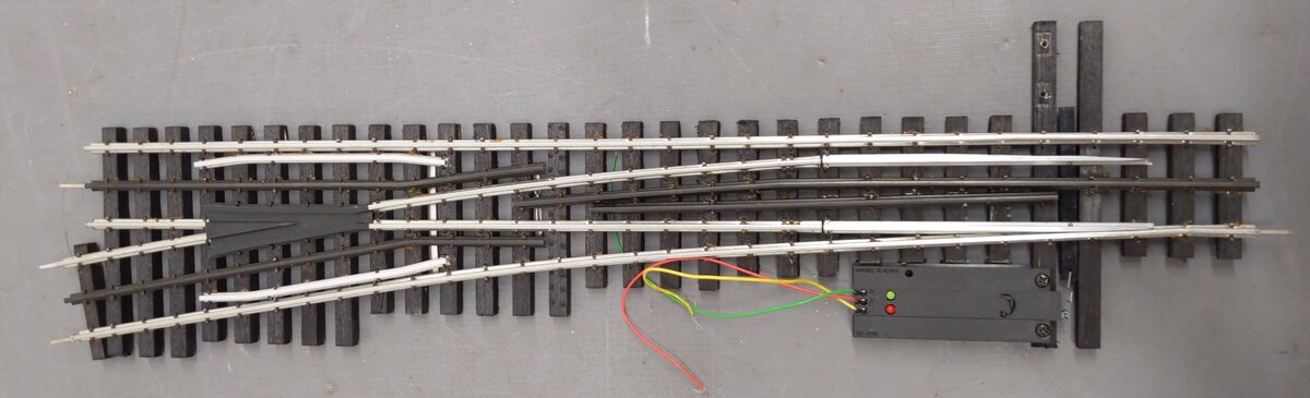 Ross 211M #6 O Gauge Left Hand Switch Turnout EX/Box