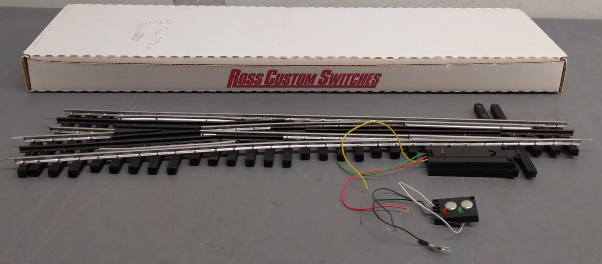 Ross 211M #6 O Gauge Left Hand Switch Turnout EX/Box