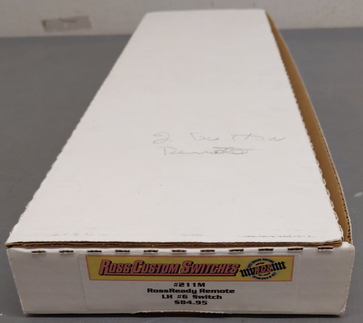 Ross 211M #6 O Gauge Left Hand Switch Turnout EX/Box