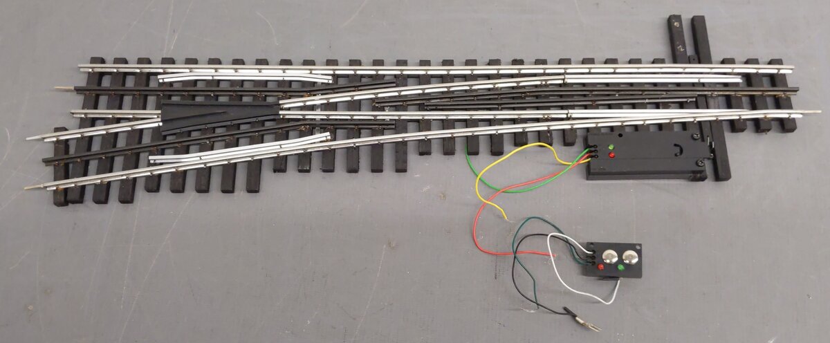 Ross 211M #6 O Gauge Left Hand Switch Turnout EX/Box