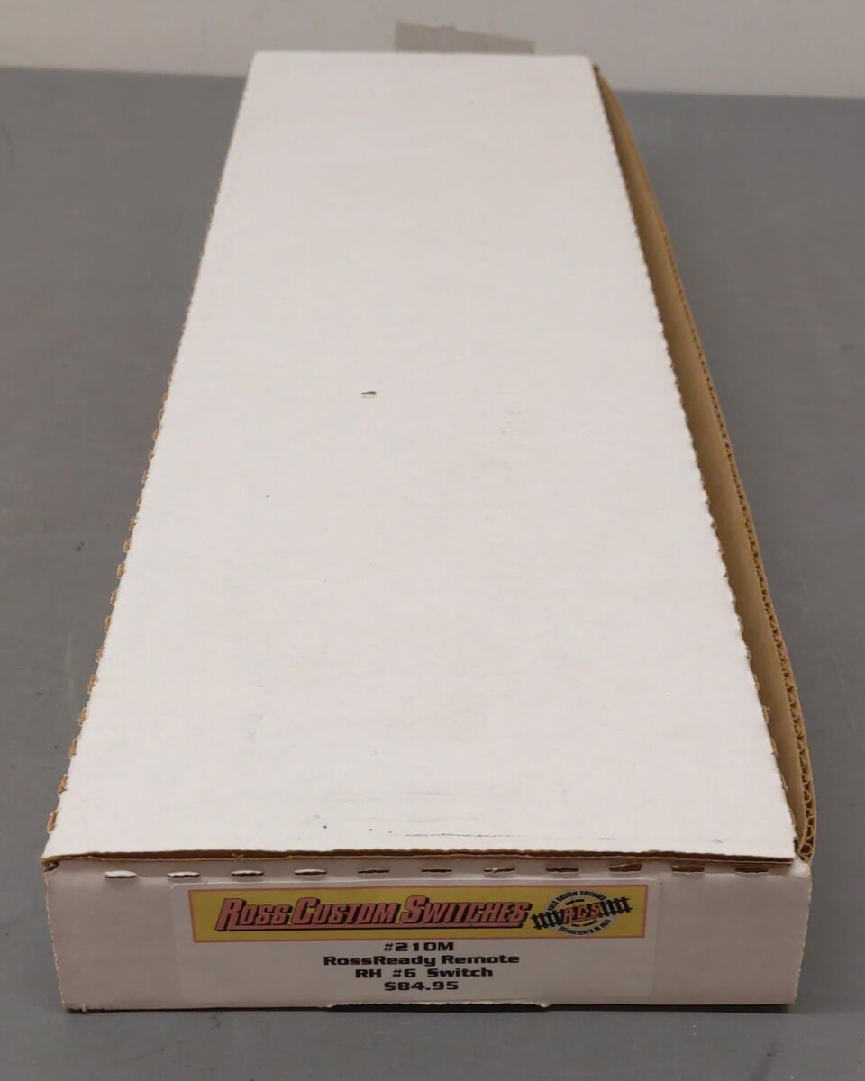 Ross 210M #6 Remote Right Hand Switch Turnout w/DZ-1000 VG/Box