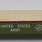 Lionel 1926752 O US Army 40' Flatcar with Sherman Tank #35359 EX/Box
