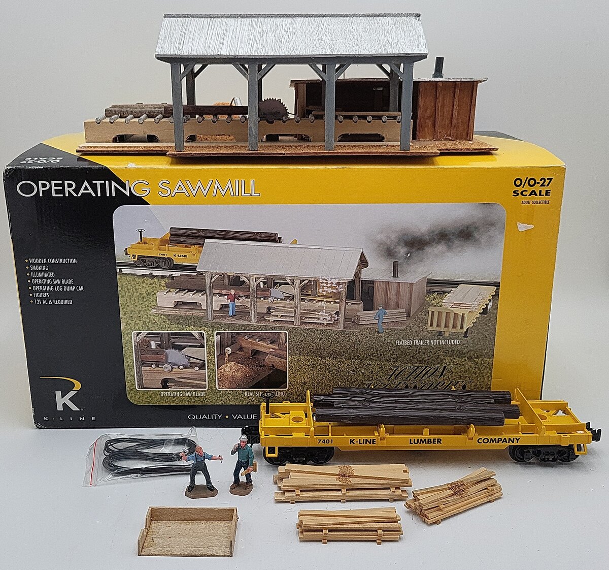 K-Line K42450 O Scale Operating Sawmill EX/Box