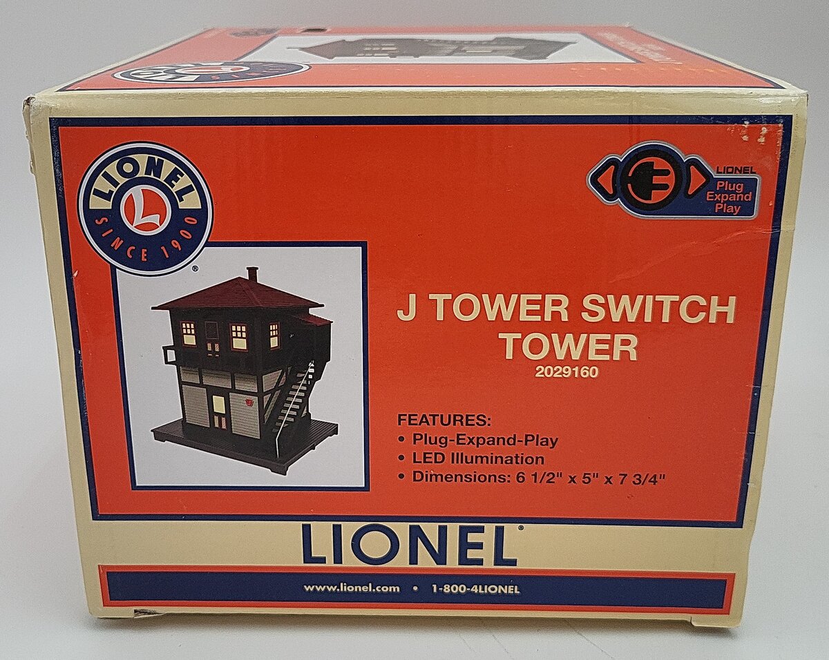 Lionel 2029160 O J Tower Switch Tower Plug In Play LN/Box