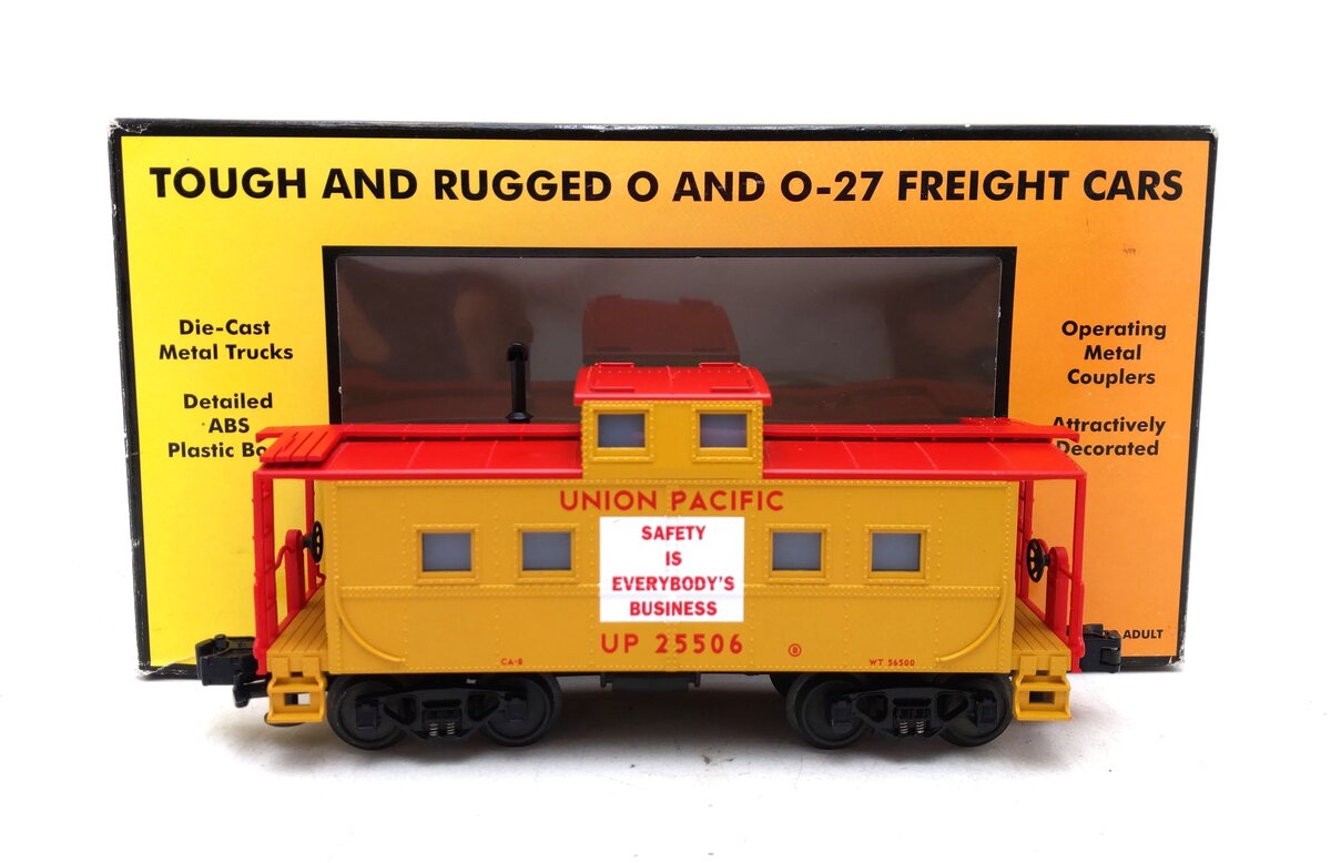 MTH 30-7767 O Gauge Union Pacific Steel Caboose #25506 EX/Box