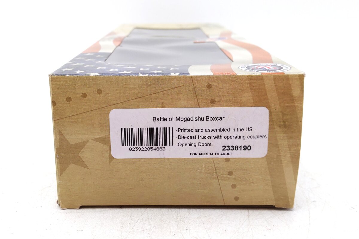 Lionel 2338190 O U.S. American History Battle of Mogadishu Boxcar