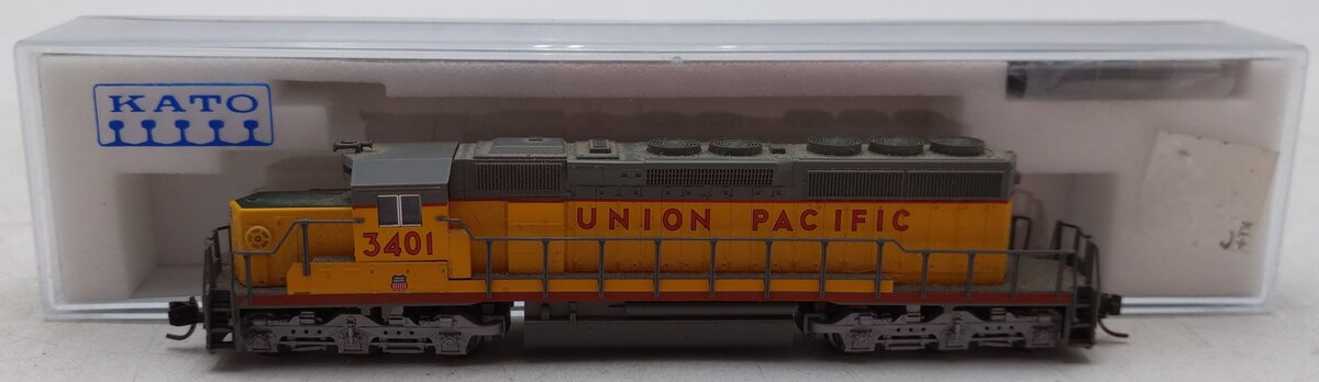 Kato 176-4910 N Scale Union Pacific SD40-2 Snoot Diesel Locomotive #3401 EX/Box