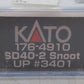 Kato 176-4910 N Scale Union Pacific SD40-2 Snoot Diesel Locomotive #3401 EX/Box