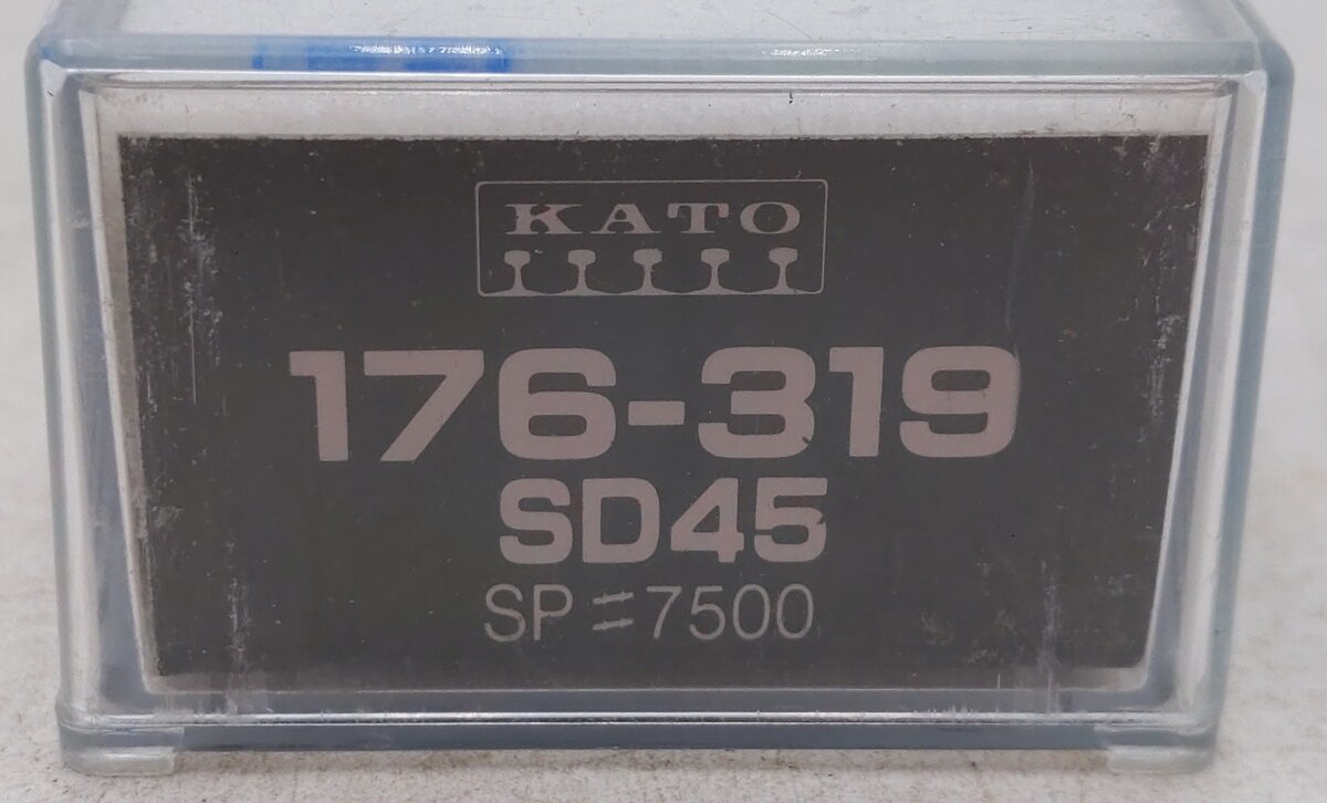 Kato 176-319 N Scale Southern Pacific SD45 Diesel Locomotive #7500 VG/Box