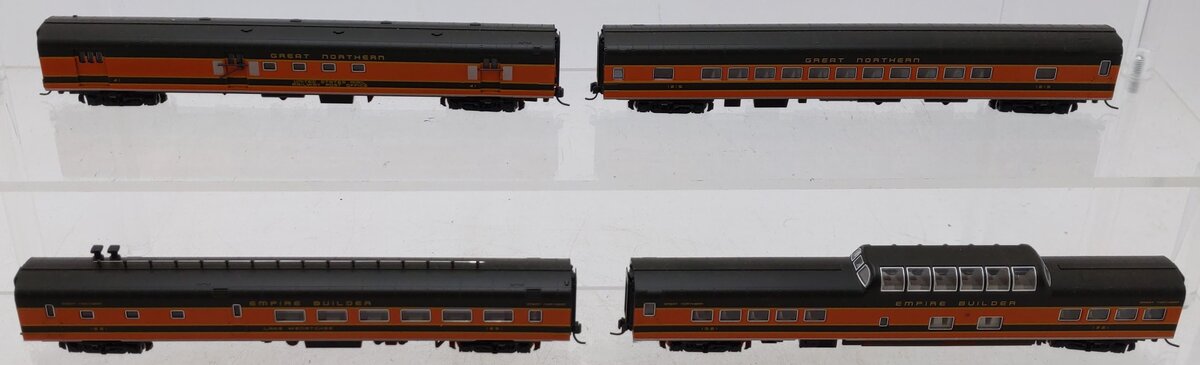 Kato 106-1051 N Scale Great Northern Smoothside Passenger Cars 4 Car (Set A) EX/Box