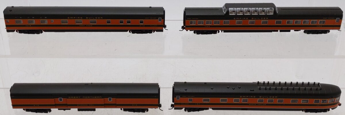 Kato 106-1052 N Scale Great Northern Smoothside Passenger 4-Car Set (Set B) EX/Box