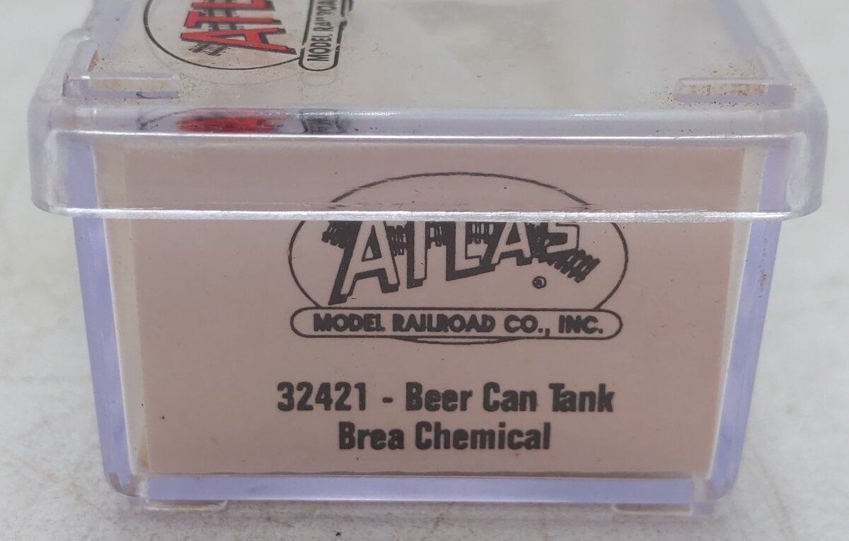 Atlas 32421 N Scale Brea Chemical Tank Car #77140 EX/Box