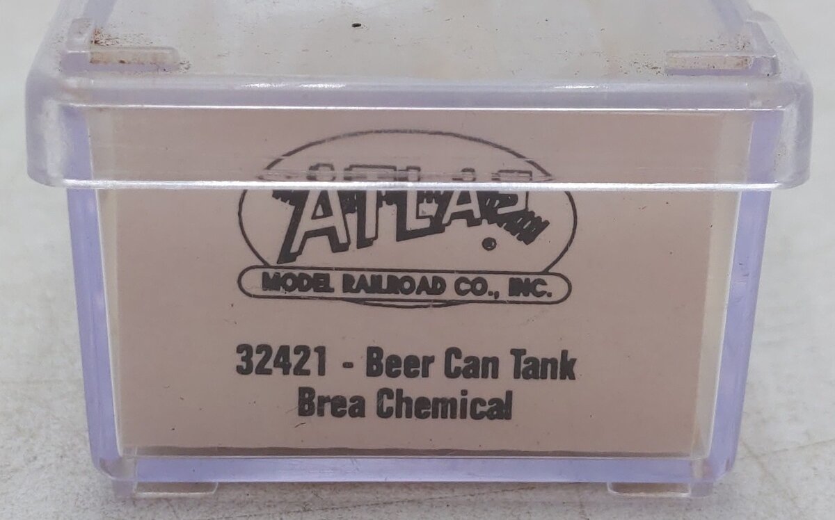 Atlas 32421 N Scale Brea Chemical Tank Car #77140 EX/Box