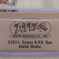 Atlas 31071 N Scale Aloha Shake Evans D.P.D. Boxcar #10392 EX/Box