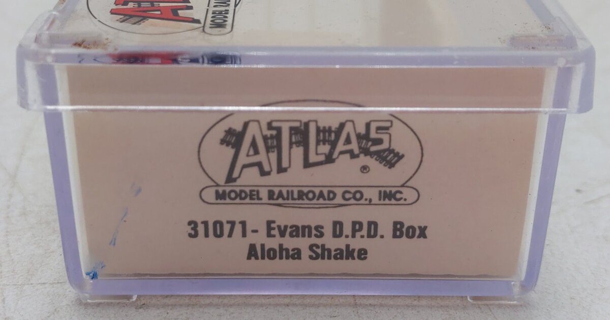 Atlas 31071 N Scale Aloha Shake Evans D.P.D. Boxcar #10392 EX/Box
