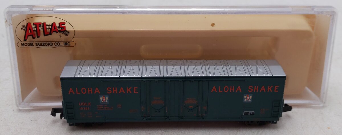 Atlas 31071 N Scale Aloha Shake Evans D.P.D. Boxcar #10392 EX/Box