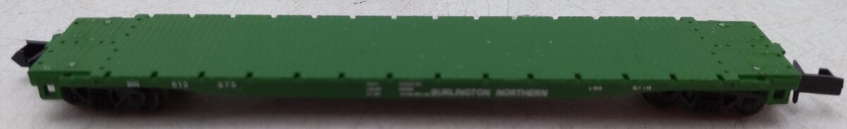 Walthers 932-8202 N Scale BN 54' GSC Flat Car #612789 VG/Box