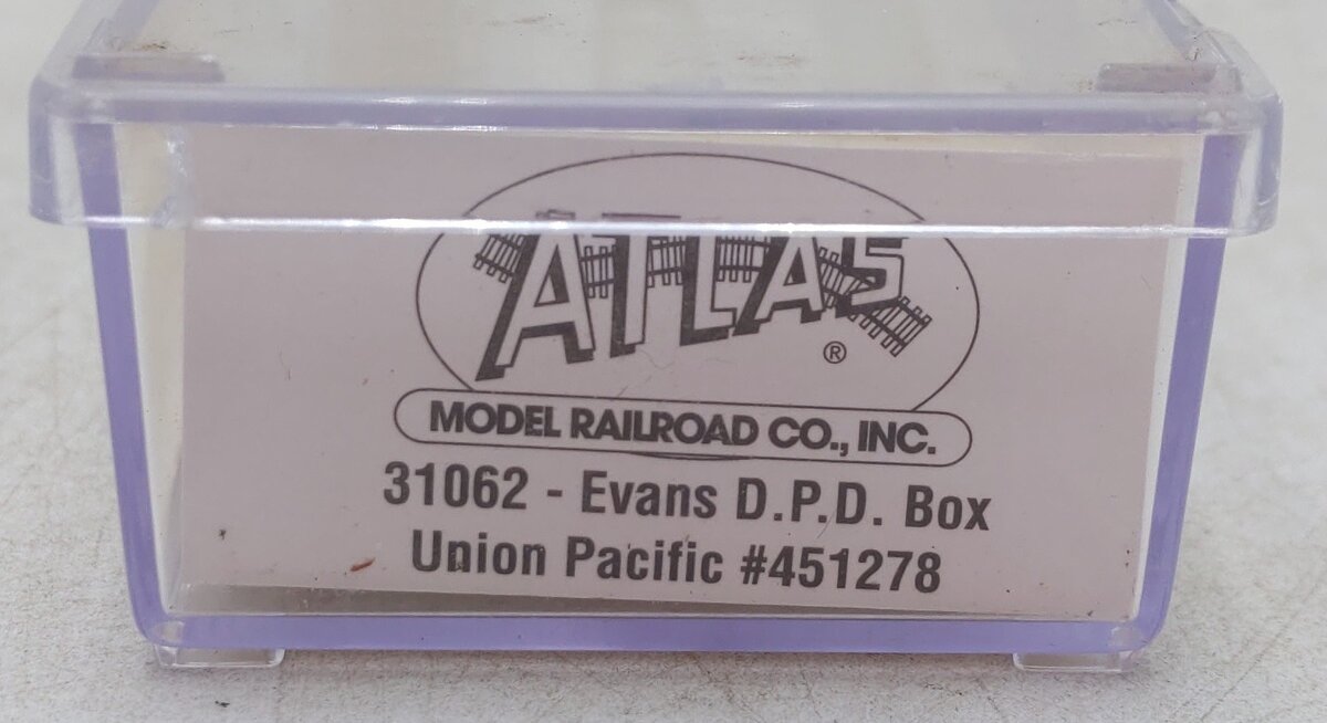 Atlas 31062 N Scale Union Pacific Box Car #451278 EX/Box