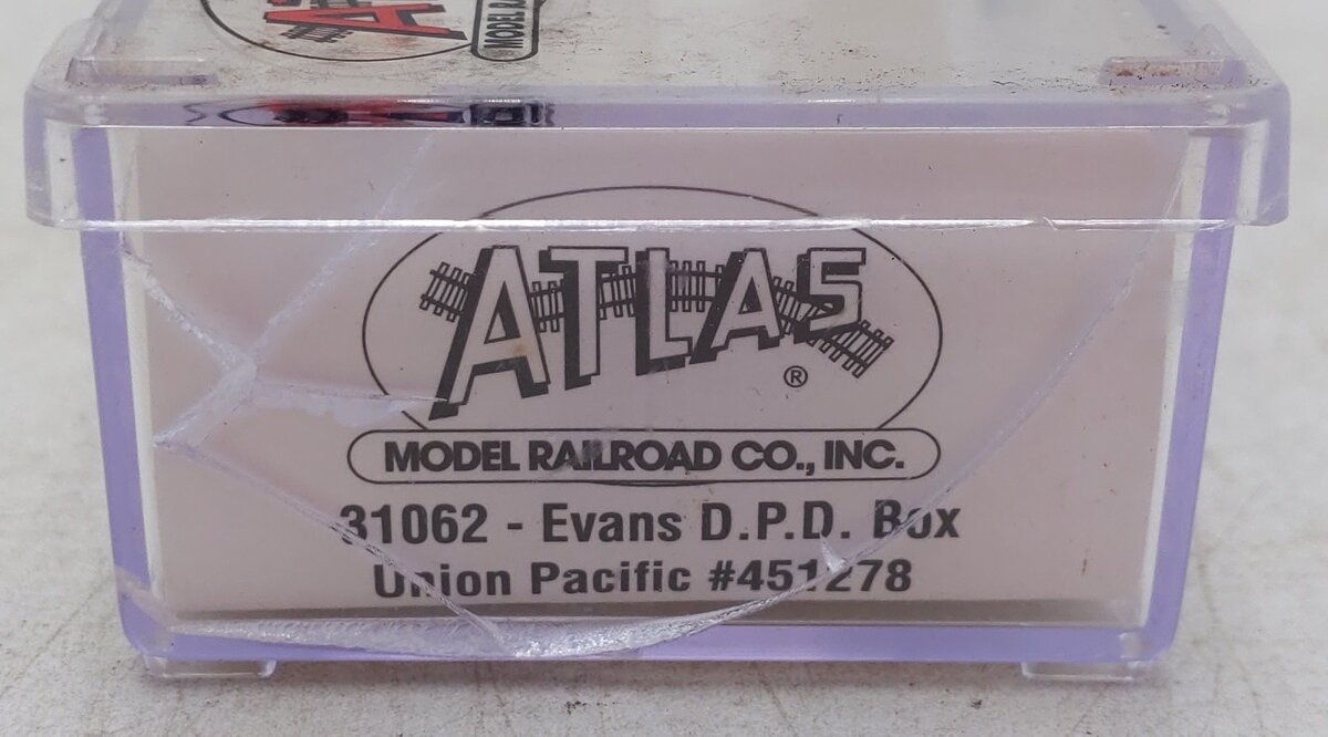 Atlas 31062 N Scale Union Pacific Box Car #451278 EX/Box