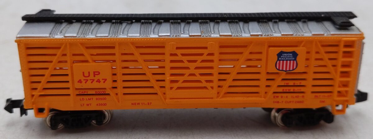 Bachmann 71551 N Scale Union Pacific 40' Stock Car #47747 EX