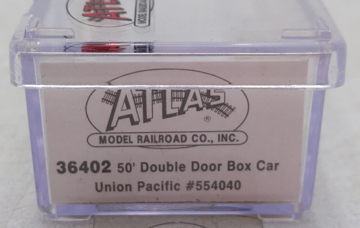 Atlas 36402 N Union Pacific 50' Doubel Door Box Car #554040 EX/Box