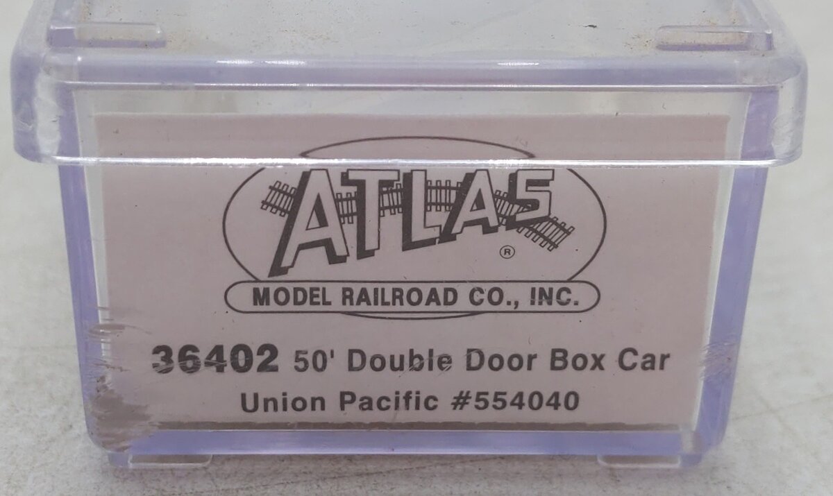 Atlas 36402 N Union Pacific 50' Doubel Door Box Car #554040 EX/Box