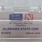 Micro-Trains 02100372 N Alabama State 40' Standard Plug Door Boxcar #1819 VG/Box
