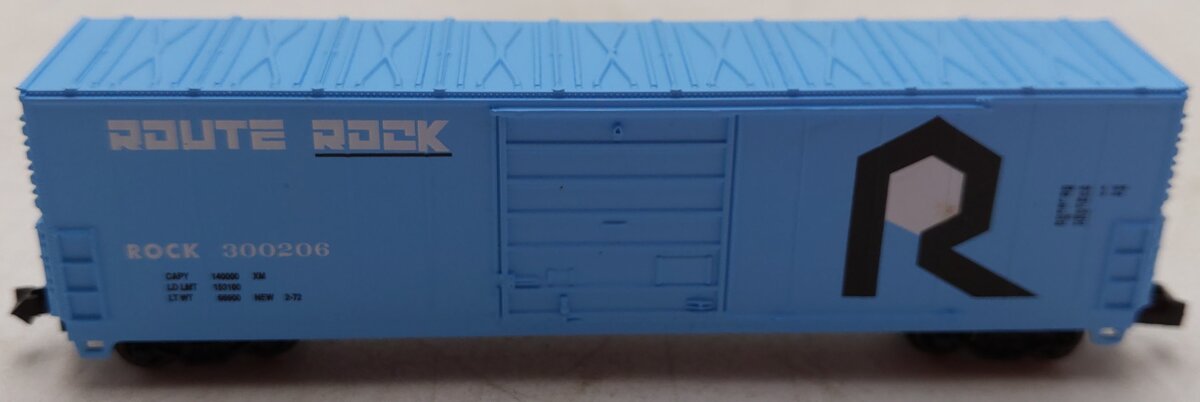 Life Like 7338 N Scale Rock Island & Pacific Boxcar #300206 EX/Box
