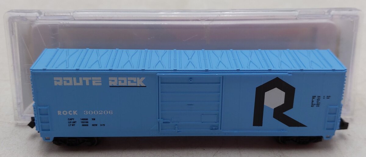 Life Like 7338 N Scale Rock Island & Pacific Boxcar #300206 EX/Box