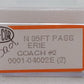 Con-Cor 0001-04002E(2) N Scale Erie 85' Coach Passenger Car #2205 EX/Box