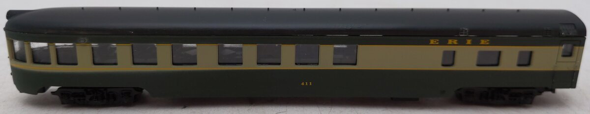Con-Cor 04042E 40198 N Scale Erie Observation Passenger Car #411 EX/Box