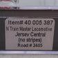 Atlas 40005387 N Jersey Central Train Master Silver Ph.1B Diesel Loco #2405 LN/Box