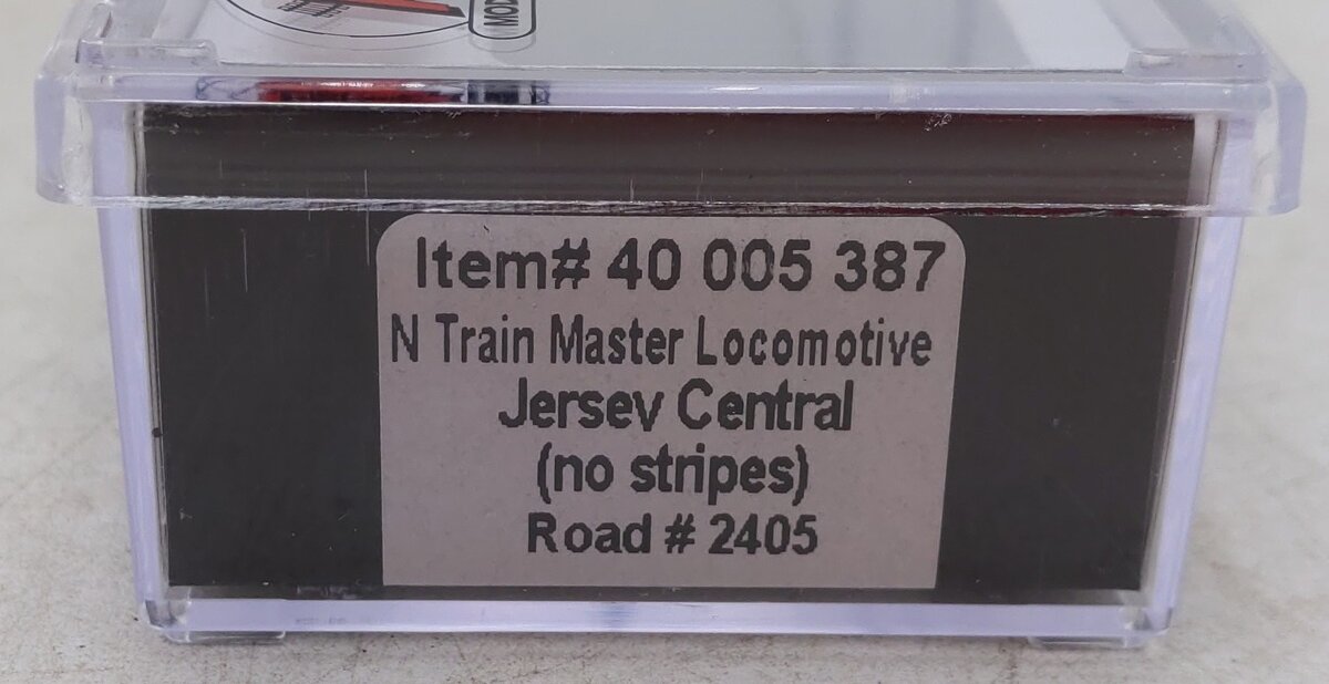 Atlas 40005387 N Jersey Central Train Master Silver Ph.1B Diesel Loco #2405 LN/Box