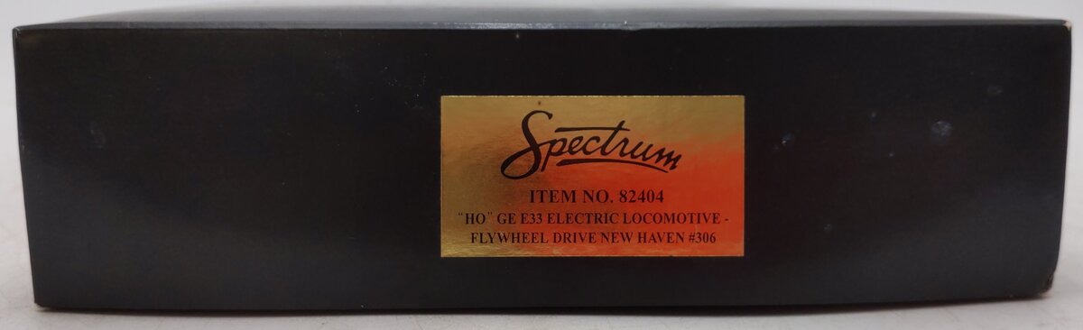 Bachmann 82404 HO New Haven GE E33 Electric Locomotive #300 w/ Flywheel Drive EX/Box