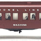 Lionel 6-19075 O Gauge Lionel Lines "Mazzone" Passenger Car #2621 VG/Box