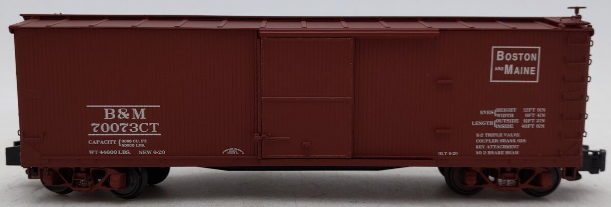 S-Helper Service 01602 S Scale Boston & Maine Boxcar #70073CT LN/Box