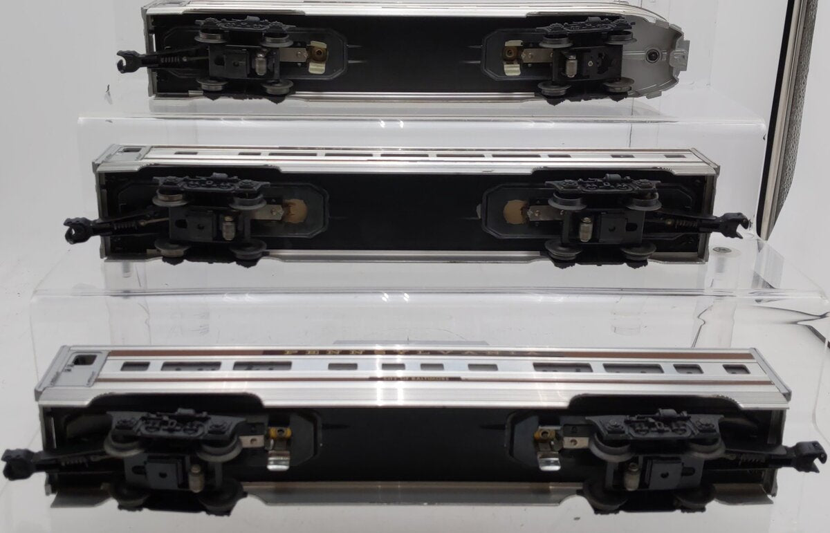 Lionel Vintage O Gauge Aluminum Passenger Cars #2522,2523,2521 [3] VG