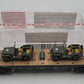 Menards 279-3380 O Army Flatcar w/ Two Jeeps #10836 LN/Box