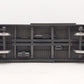 USA Trains R19043C G Burlington Simulated Steel Box Car (Black/Silver) #30708  EX/Box