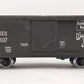 USA Trains R19043C G Burlington Simulated Steel Box Car (Black/Silver) #30708  EX/Box
