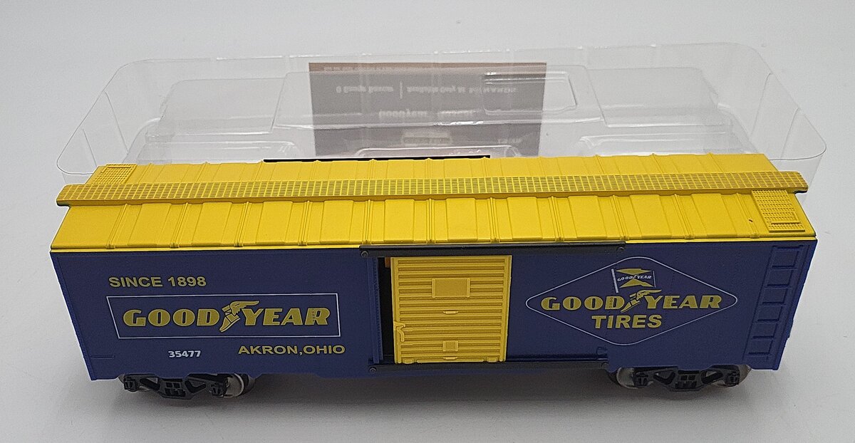 Menards 279-3837 O Gauge Goodyear Tires Boxcar #35477 LN/Box