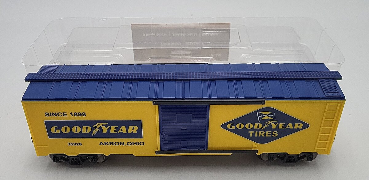 Menards 279-3836 O Gauge Goodyear Boxcar #35928 LN/Box