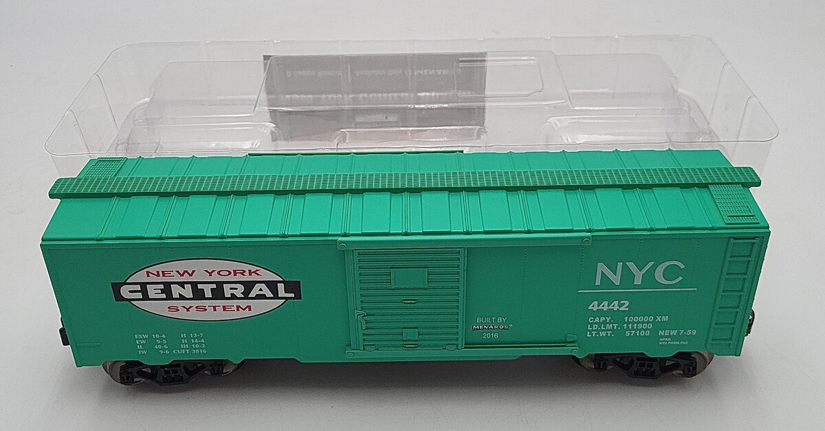 Menards 279-3169 O Gauge NYC Boxcar #4442 LN/Box