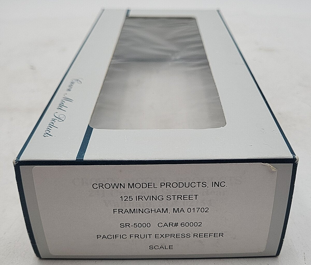 Crown Model Products SR-5000 S Scale Pacific Fruit Express Reefer #60002 EX/Box